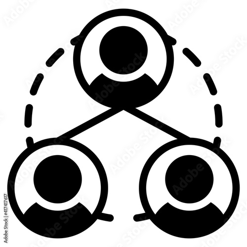 A unique vector design of team network