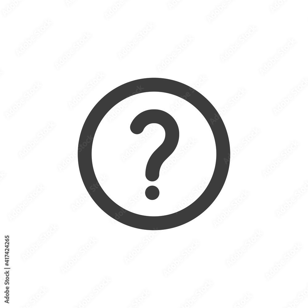Question mark icon. Help desk, info desk concept icon Question mark icon. Help desk, info desk concept icon