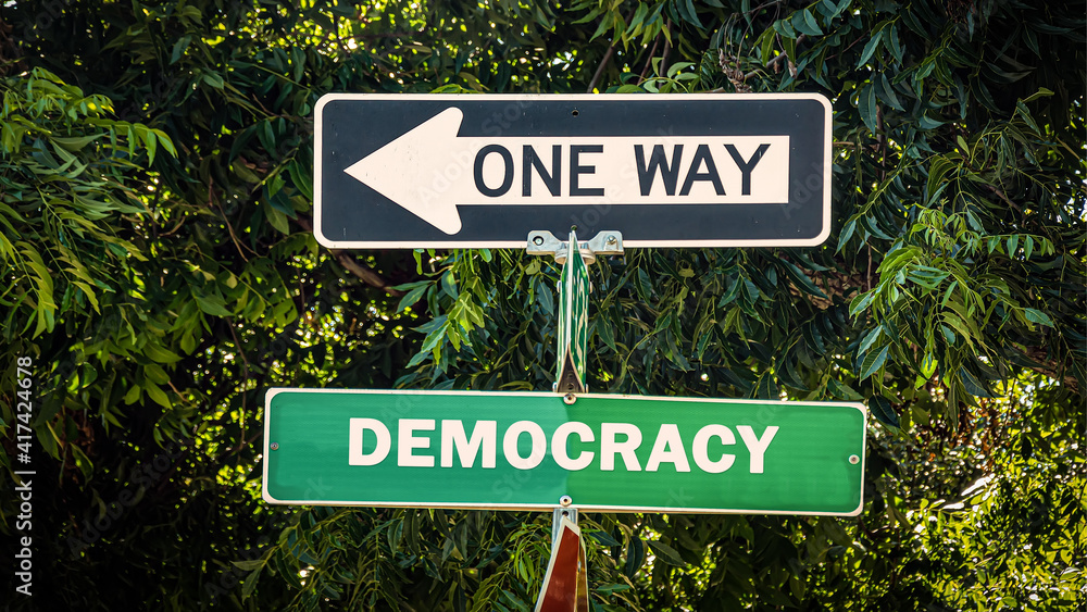 Street Sign to Democracy