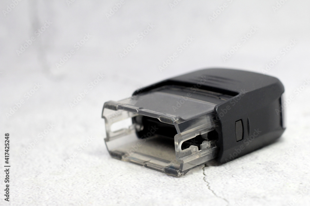 Black Plastic Stamp for Business Black Plastic Stamp for Business