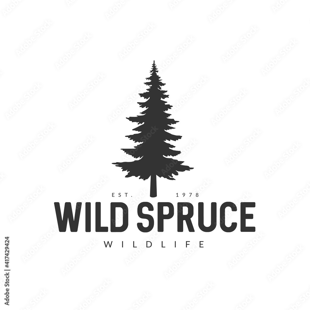 Wild spruce logo.