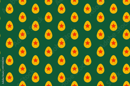 Easter Egg seamless pattern. flat style illustration. suitable for background, wallpaper, scrapbook paper etc.