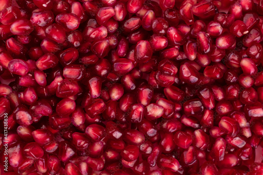 Background of many fresh pomegranate seeds.
Natural background. Background of many fresh pomegranate seeds.
Natural background.