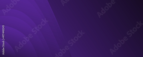 Dark violet background for wide banner with wave shapes. background illustration with moderate violet, dark orchid and very dark blue color and space for text or image. can be used as header or banner