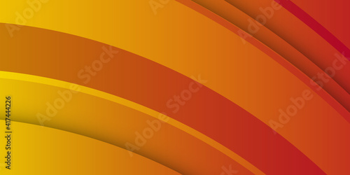 Modern yellow red orange fire abstract background with wave curve geometric shapes. Burning fire flames. Abstract background. Modern pattern. Vector illustration for design.