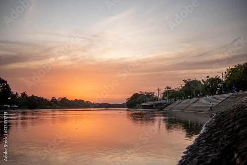 Atardecer en el Rio Sinú - Colombia © AlexisCruz