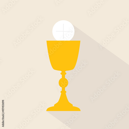 holy communion icon- vector illustration