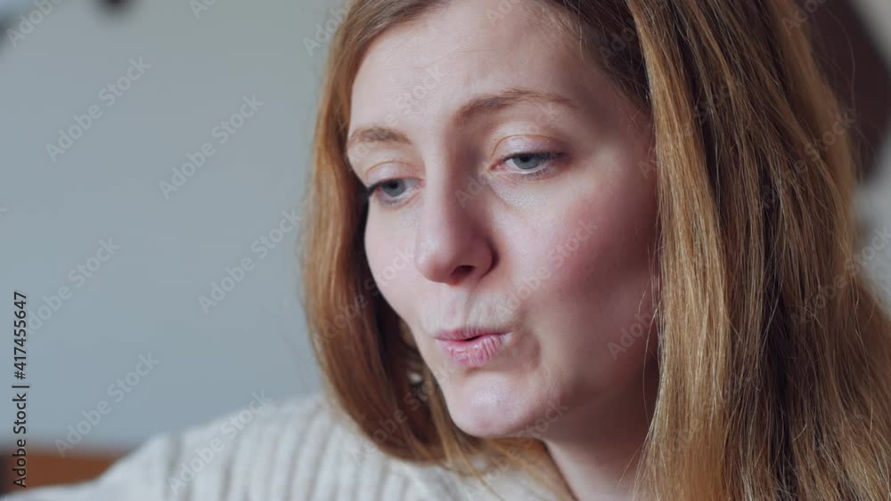 Woman musician singing with guitar tilt camera movement closeup Woman musician singing with guitar tilt camera movement closeup