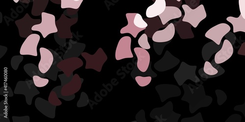 Dark gray vector backdrop with chaotic shapes.