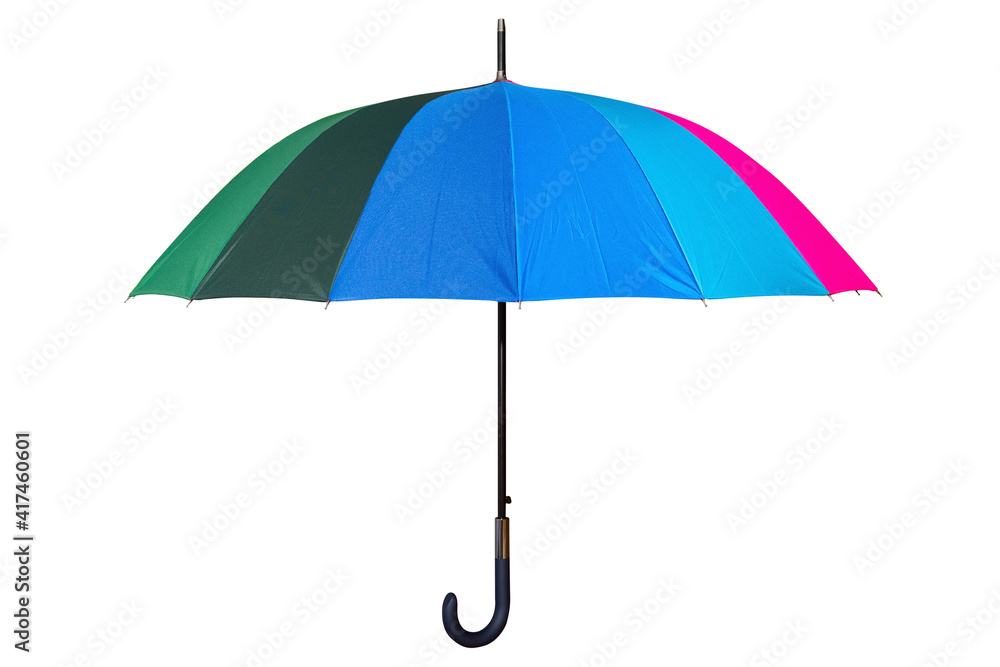 colored umbrella isolated on white background colored umbrella isolated on white background
