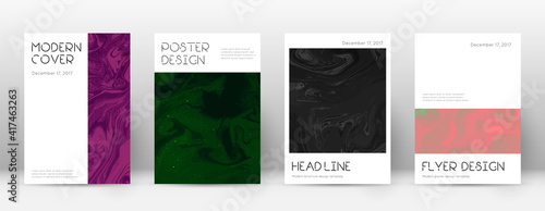 Abstract cover. Ravishing design template. Suminagashi marble minimal poster. Ravishing trendy abstr