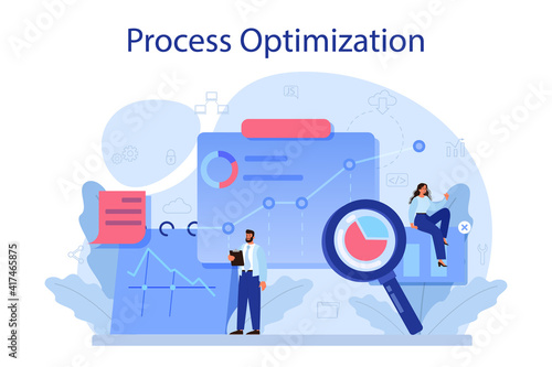Maturity stage online service or platform. Project life cycle period.