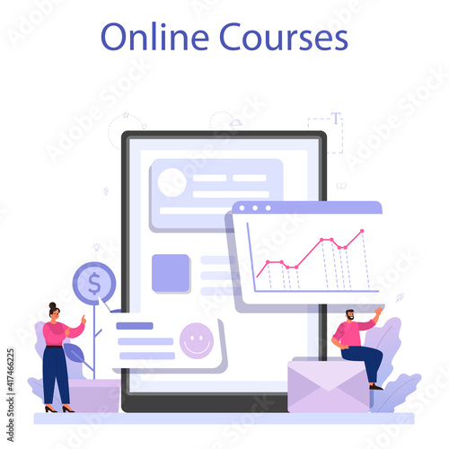 Business reputation online service or platform. Building relationship