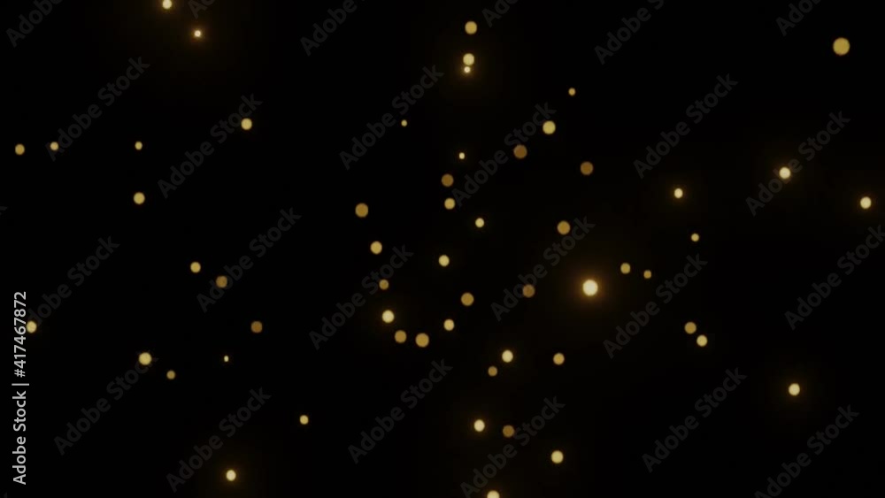 Abstract Bokeh Yellow dust floating Background Abstract Bokeh Yellow dust floating Background