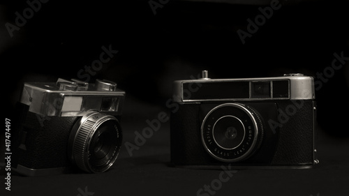 old analog photography cameras