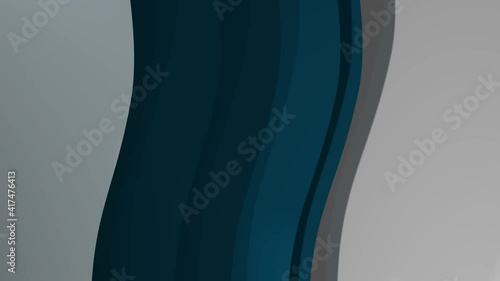 Blue green and white waves