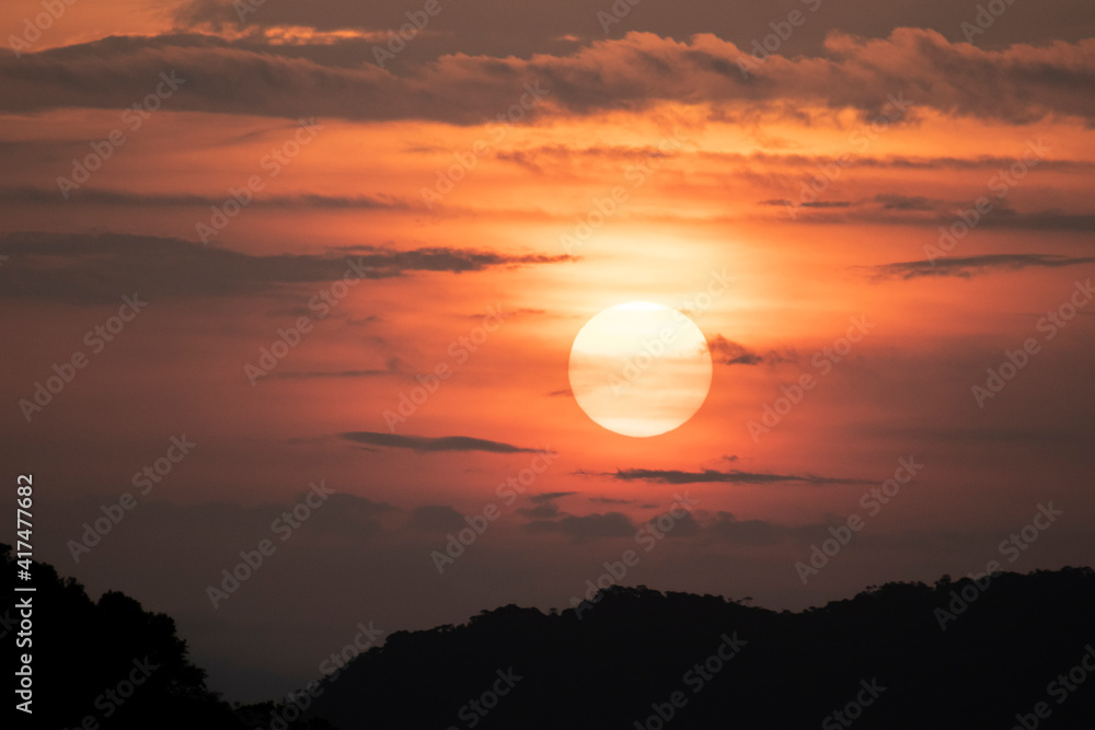 beautiful sunrise of big and impatient sun beautiful sunrise of big and impatient sun