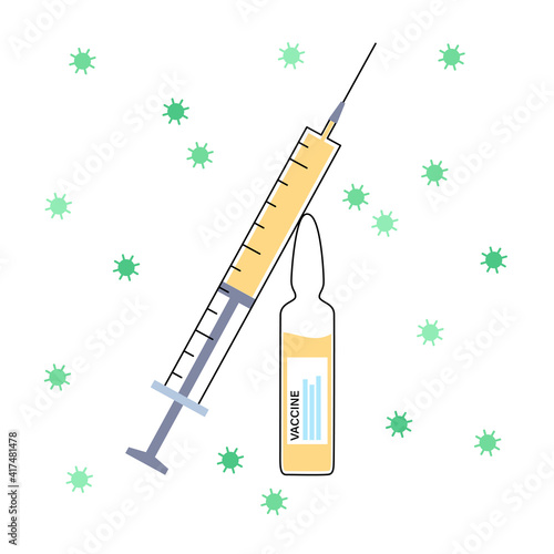 Global vaccination concept
