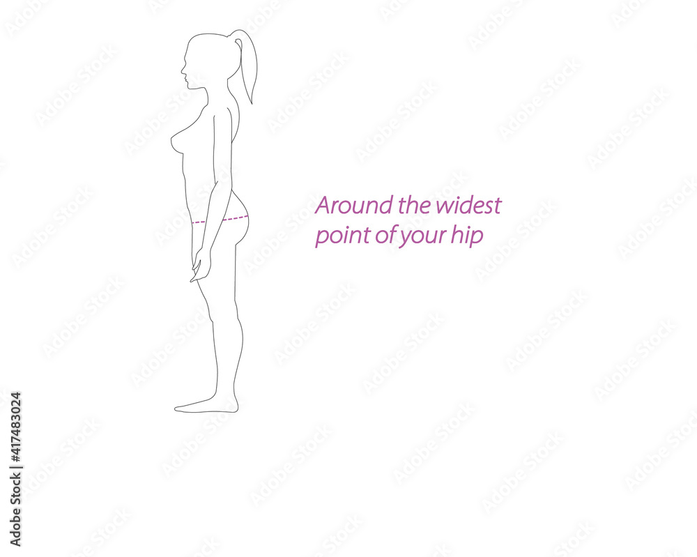 women hip measurement