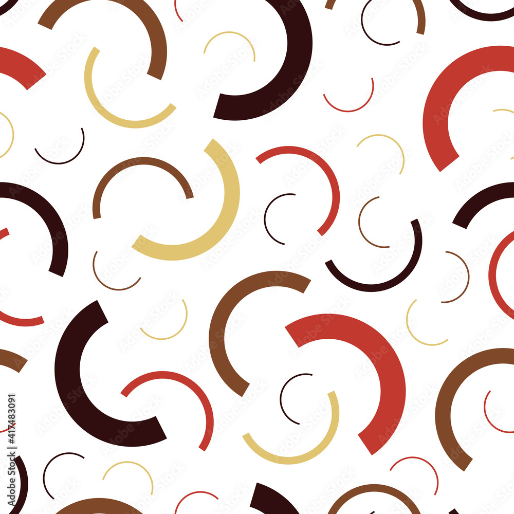 Abstract seamless trendy pattern with colorful shapes. Repeatable vector backgrund. Retro style - fashion design 80-90s Abstract seamless trendy pattern with colorful shapes. Repeatable vector backgrund. Retro style - fashion design 80-90s
