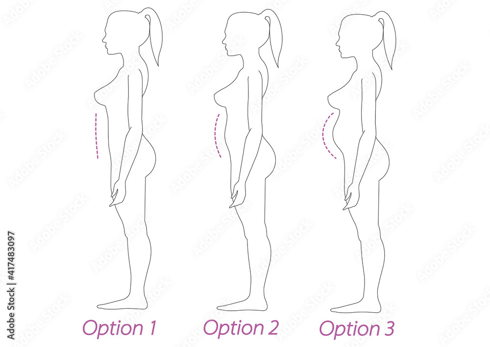 women belly shape 