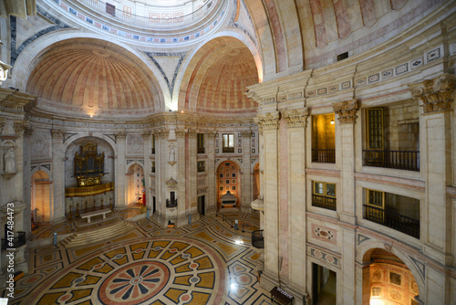 Santa Engracia Church Interior, at Alfama district in Lisbon, Portugal. This Church is now National Patheon where greatest Portuguese personalities are buried.