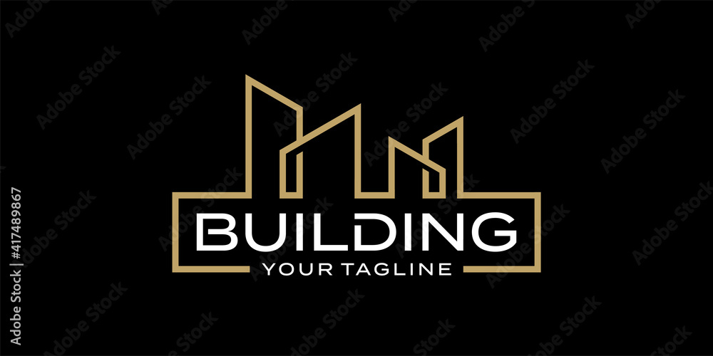 Building architecture logo design template inspiration Building architecture logo design template inspiration