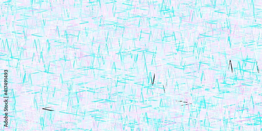 Dark Pink, Blue vector template with repeated sticks.