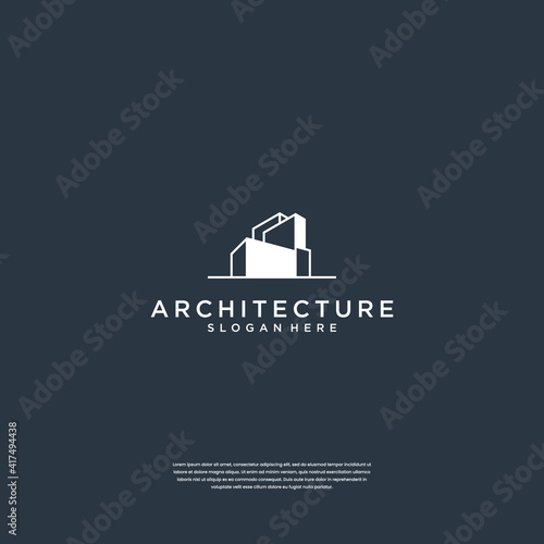 Creative architecture logo design inspiration