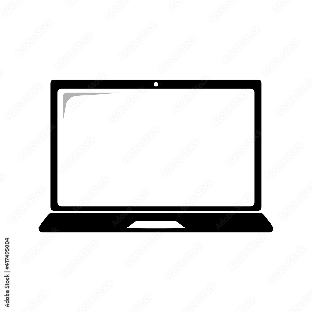 Laptop symbol, web and computer icon Laptop symbol, web and computer icon