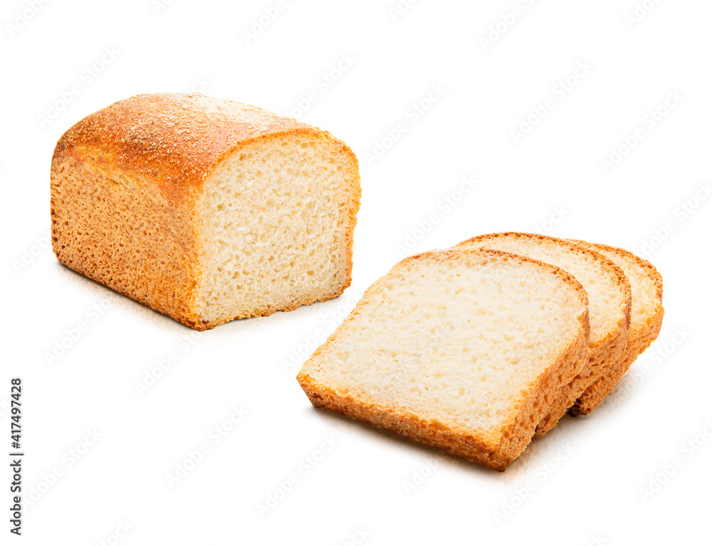 Baked bread sliced