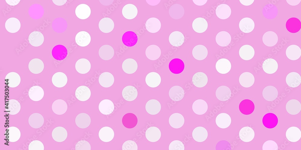 Light pink, yellow vector texture with disks. Light pink, yellow vector texture with disks.