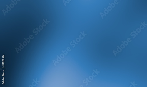 Blue abstract on smooth background.