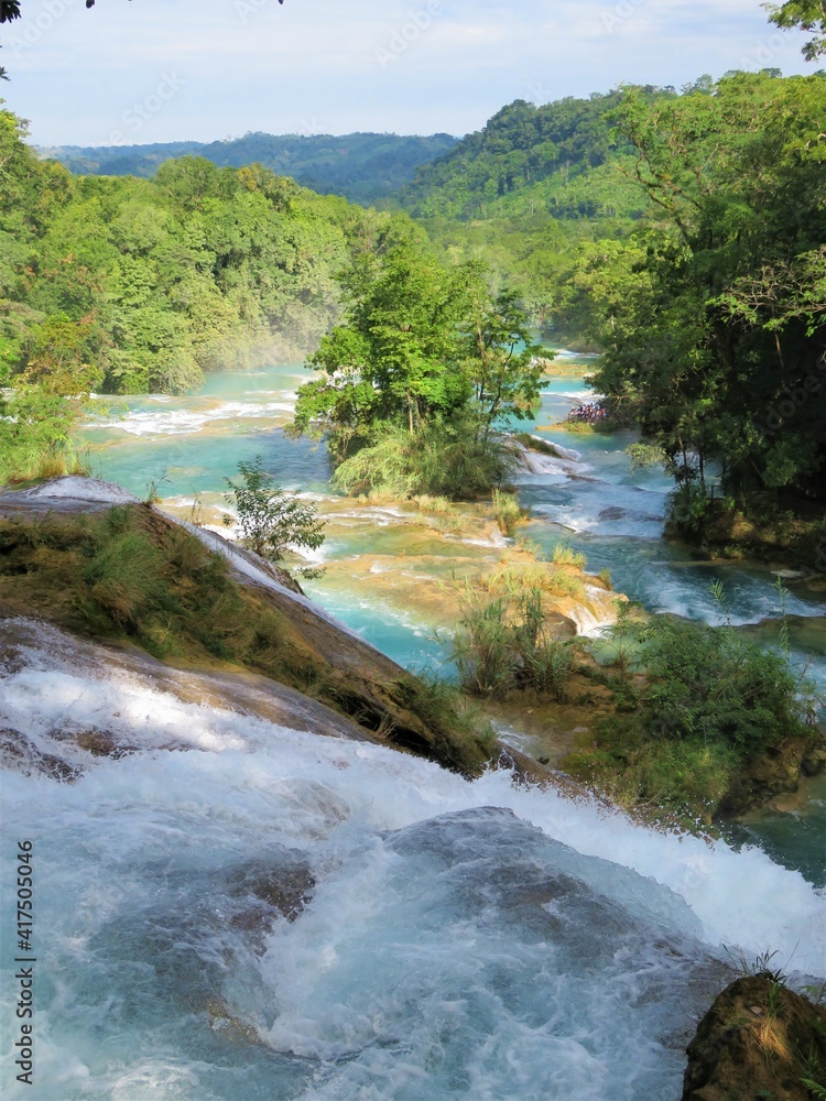 Agua Azul waterfalls in Mexico Agua Azul waterfalls in Mexico