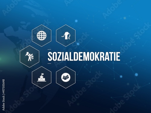 Bild auf Leinwand Sozialdemokratie