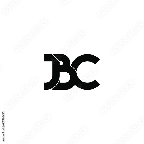 jbc letter original monogram logo design photo