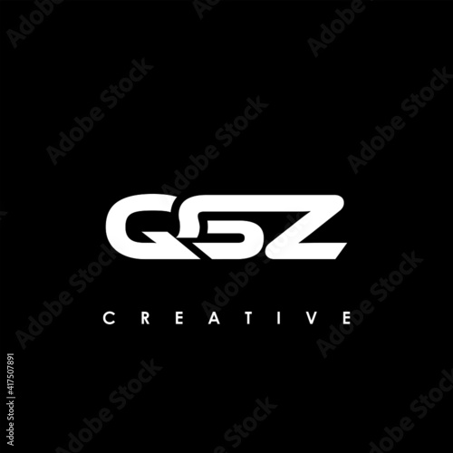 QSZ Letter Initial Logo Design Template Vector Illustration