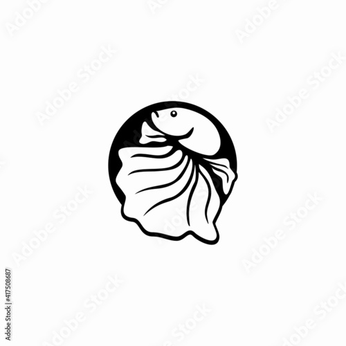 betta fish fire modern logo vector illustration design
Fish animal aquatic logo beta fish design vector and illustration
