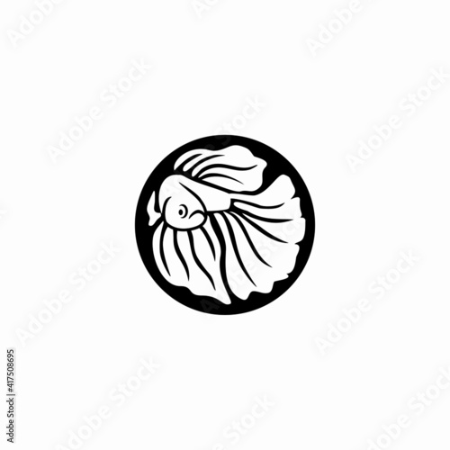 betta fish fire modern logo vector illustration design
Fish animal aquatic logo beta fish design vector and illustration
