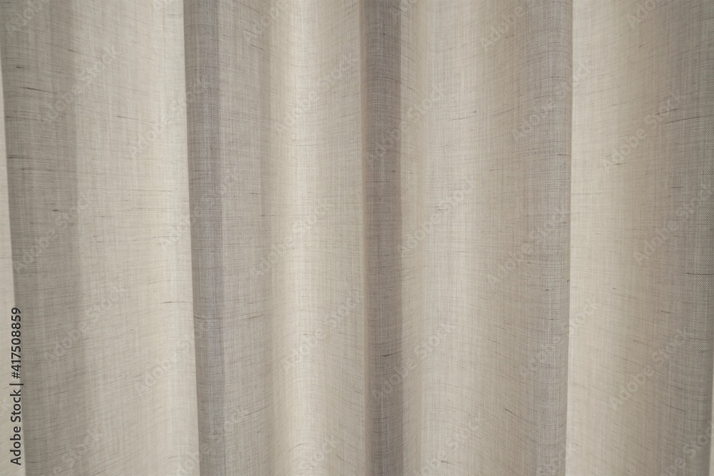 Obraz premium カーテンのイメージ（ベージュ系）/The drape of beige curtain