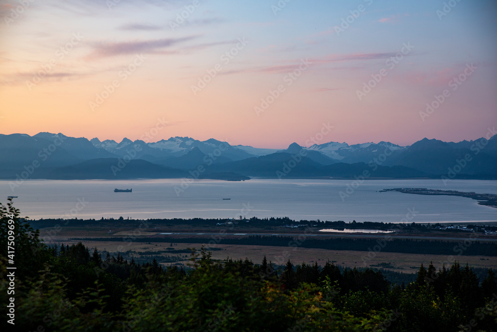 Homer, Alaska, Kachemak Bay, USA. Homer, Alaska, Kachemak Bay, USA.