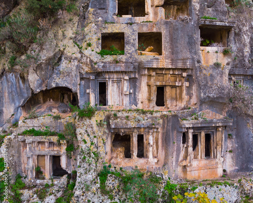 Lycian Rock Tombs. Fethiye. High quality photo © JackF