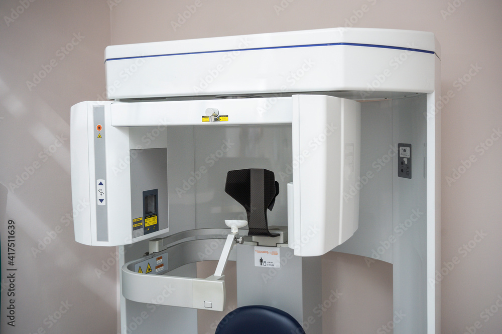 X-ray machine in the dental clinic X-ray machine in the dental clinic