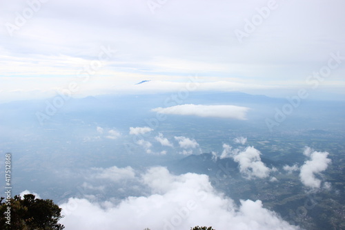 clouds over the sky