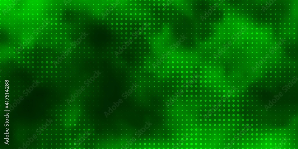 Light Green vector pattern with spheres.