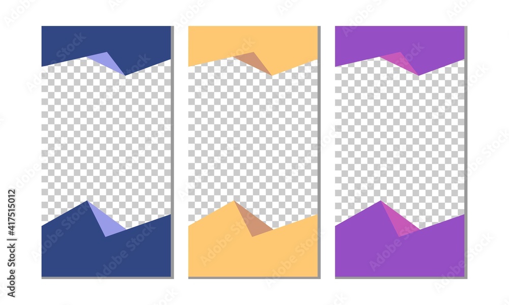 Colorful banner template background
