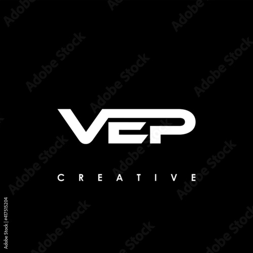 VEP Letter Initial Logo Design Template Vector Illustration