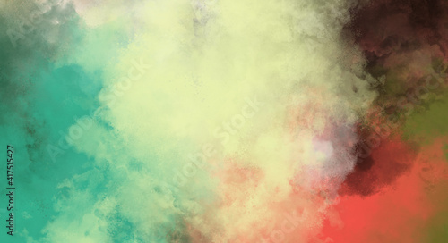 abstract fractal colorful grunge image illustration paint background bg texture wallpaper art frame sample board blank material © Ravenzcore