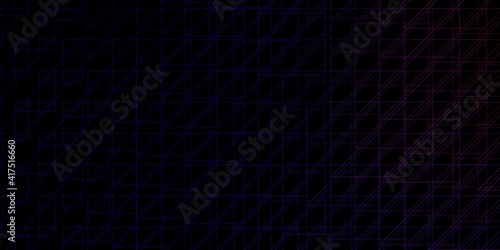 Dark Blue, Red vector background with lines.