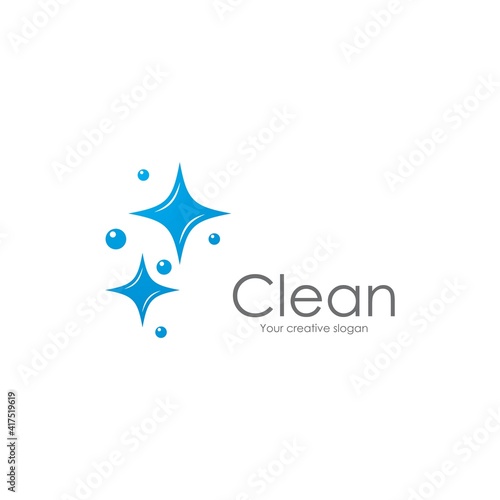 Cleaning logo and symbol
